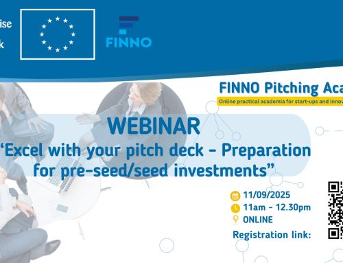 REMINDER! – FINNO Pitching Academia – Online practical academia for start-ups and innovative companies!