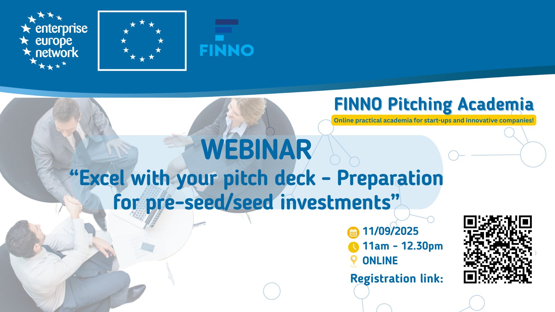 REMINDER! – FINNO Pitching Academia – Online practical academia for start-ups and innovative companies!