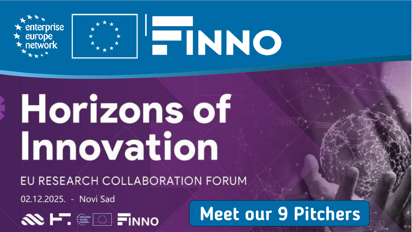 FINNO pitchers at Horizon of Innovation forum